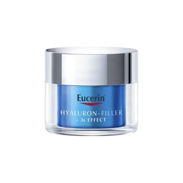 Eucerin Hyaluron Filler + 3x Effect Gel Creme Soin De Nuit Booster D’hydratation 50ml