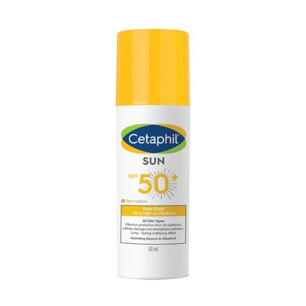 Cetaphil Sun Face Fluide Teinte  Spf50+ 50 Ml