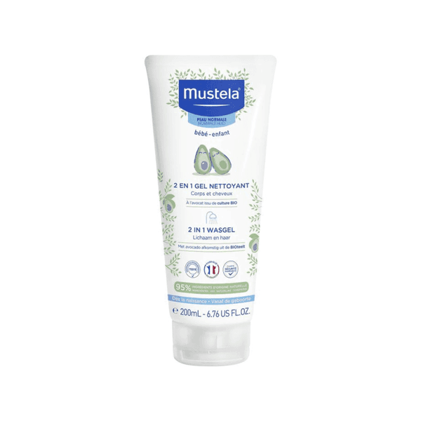 Mustela 2-En-1 Corps&cheveux 200ml