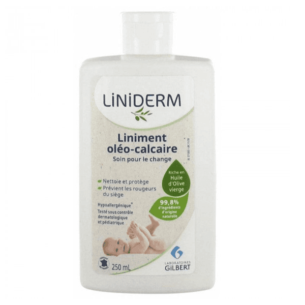 Gilbert Linderm Liniment Oleo-Calcaire Certifie Bio+pompe 480ml
