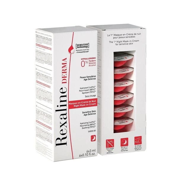 Rexaline Derma Night Mask-In-Cream - 6x3ml