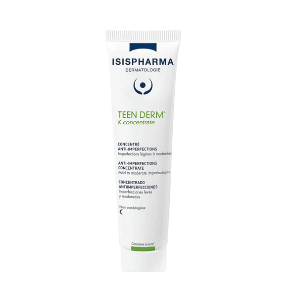 Isispharma Teen Derm K Concentrate Gel-Crème Effet Peeling 30ml