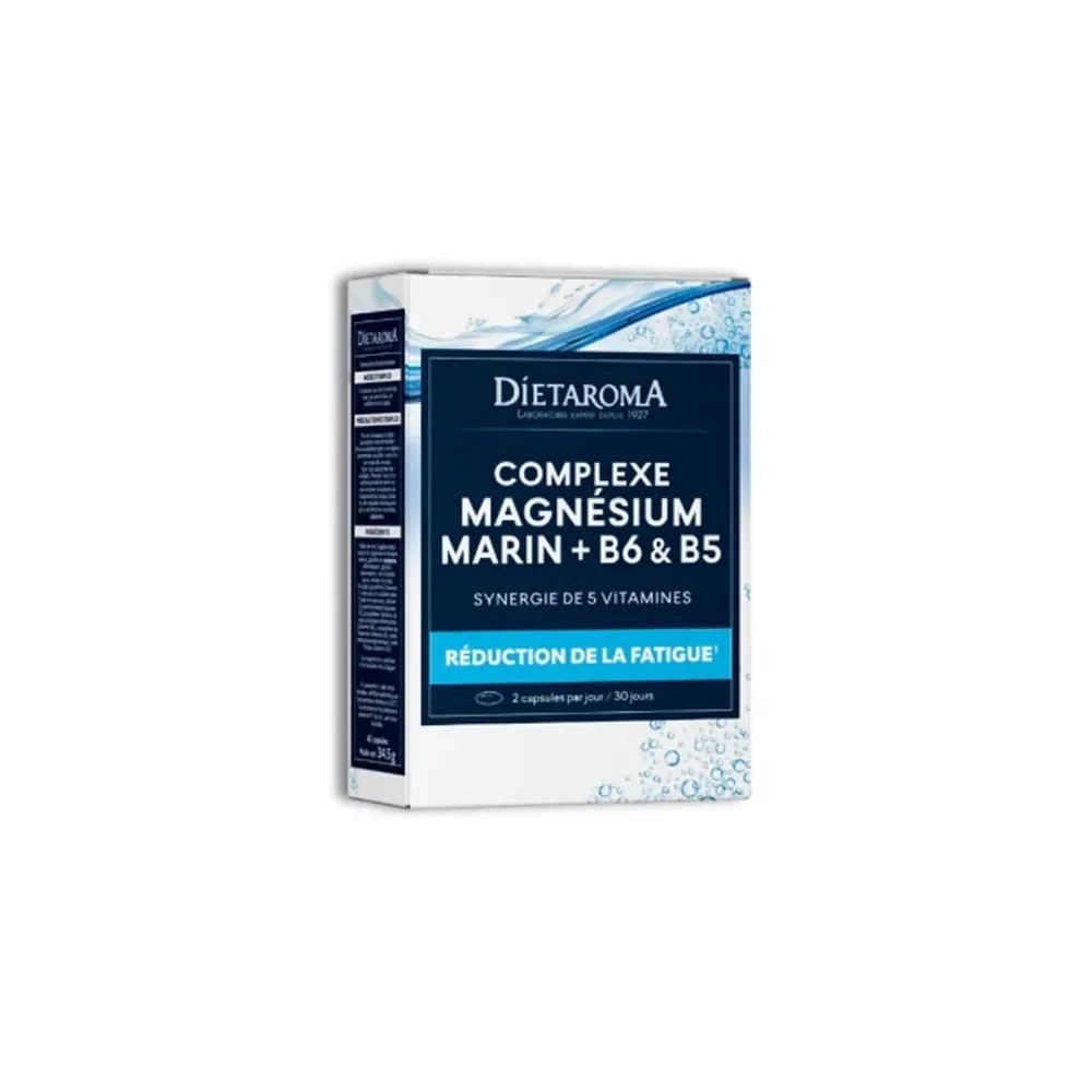 DIETAROMA Complexe Magnésium marin + B6 & B5 60 capsules