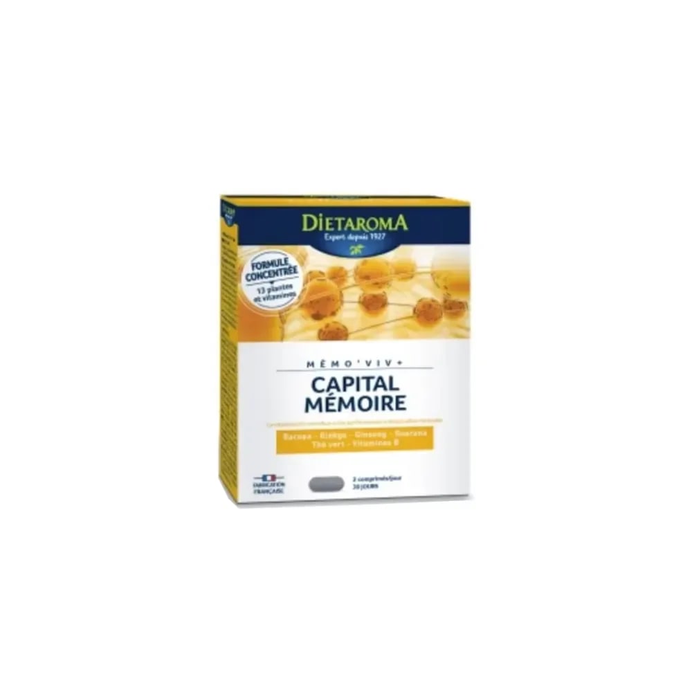 DIETAROMA MÉMO VIV capital mémoire et concentration 60 comprimés