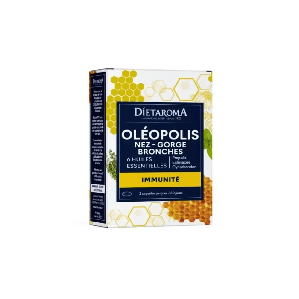 DIETAROMA Oléopolis nez – gorge – bronches 60 capsules