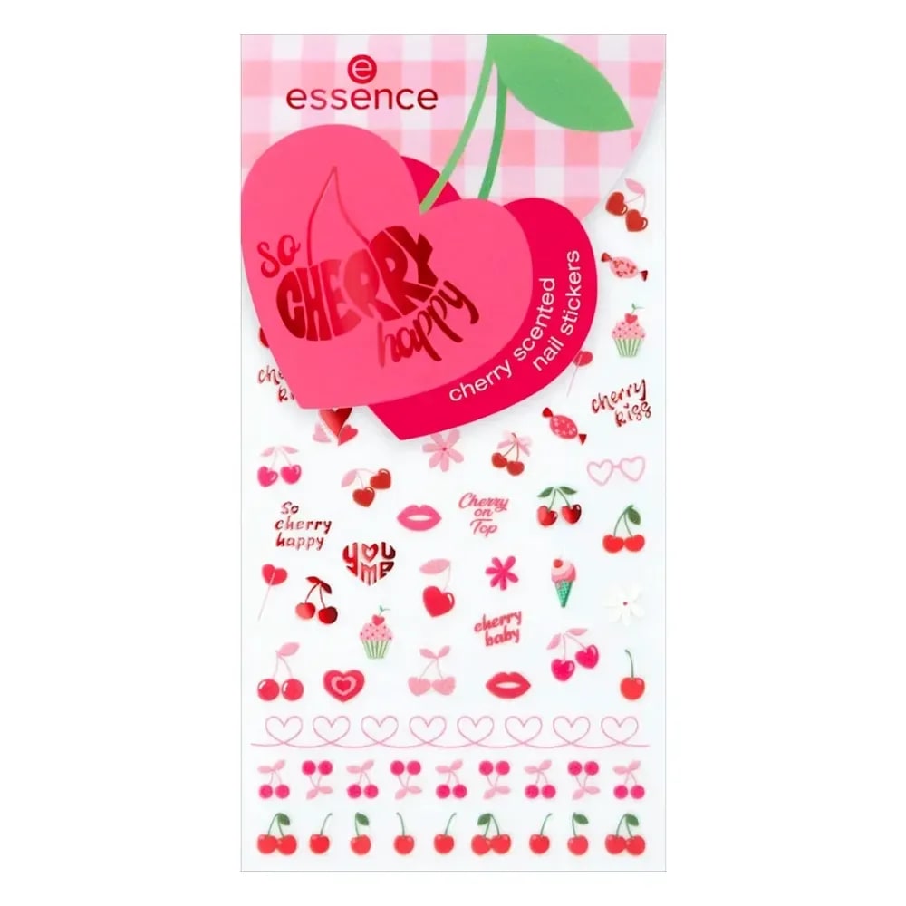 ESSENCE Autocollants pour ongles So Cherry Happy – With Extra Cherries, Please!