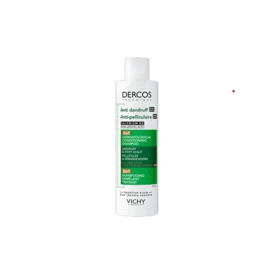 Vichy Dercos Shampoing 2 En 1 Shamoins Anti Pelliculaire Ds Et Demelant 200ml