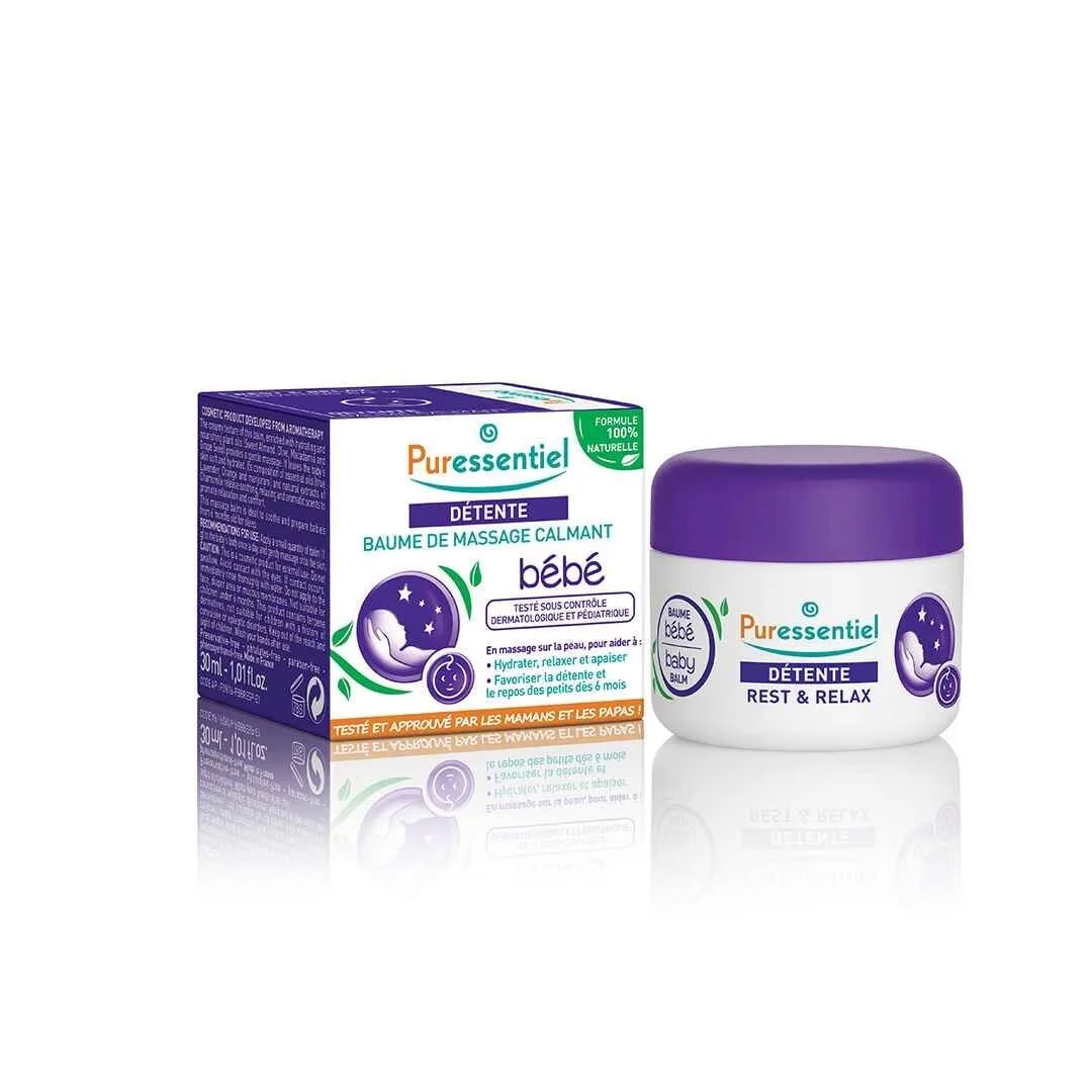 Puressentiel Detente Baume De Massage Calamant Bebe Pot 30ml
