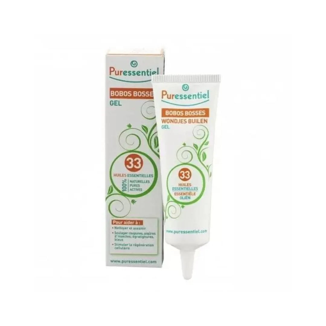 Puressentiel Bobos Bosses Gel 33 Huiles Essentielles 100% Naturelles Pures Actives Pour Aider A Nettoyer Et Assainir - Contribuer A La Protection De La Peau - Maintenir L'Activite Pro-Regeneratrice