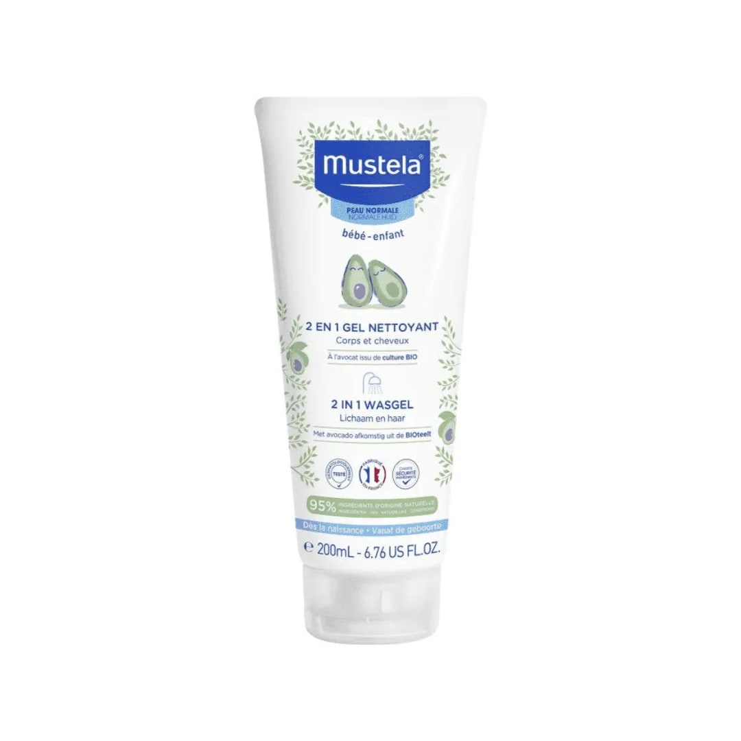 Mustela 2-En-1 Corps&cheveux 200ml