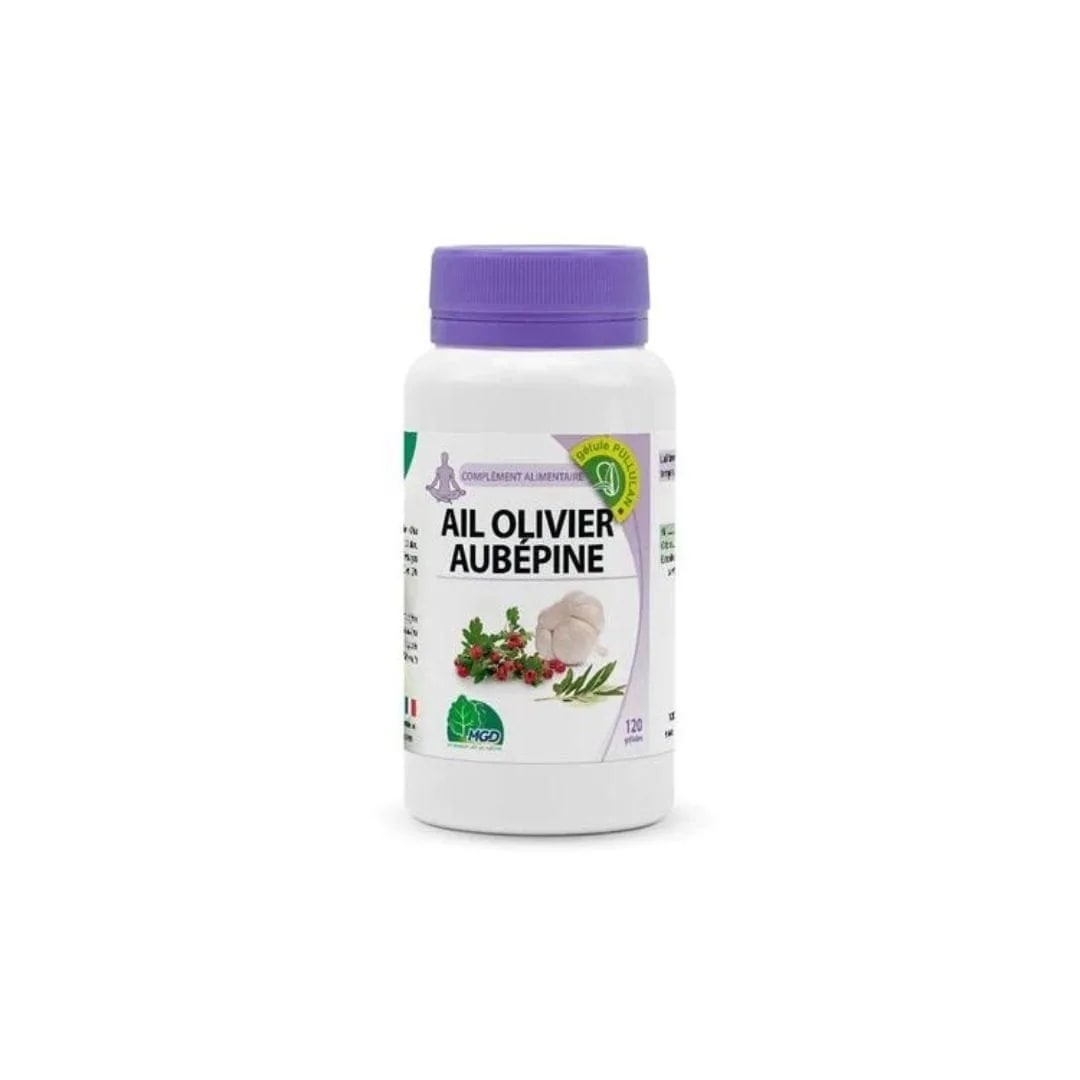 Mgd Ail Olivier Aubepine 120 Gelules