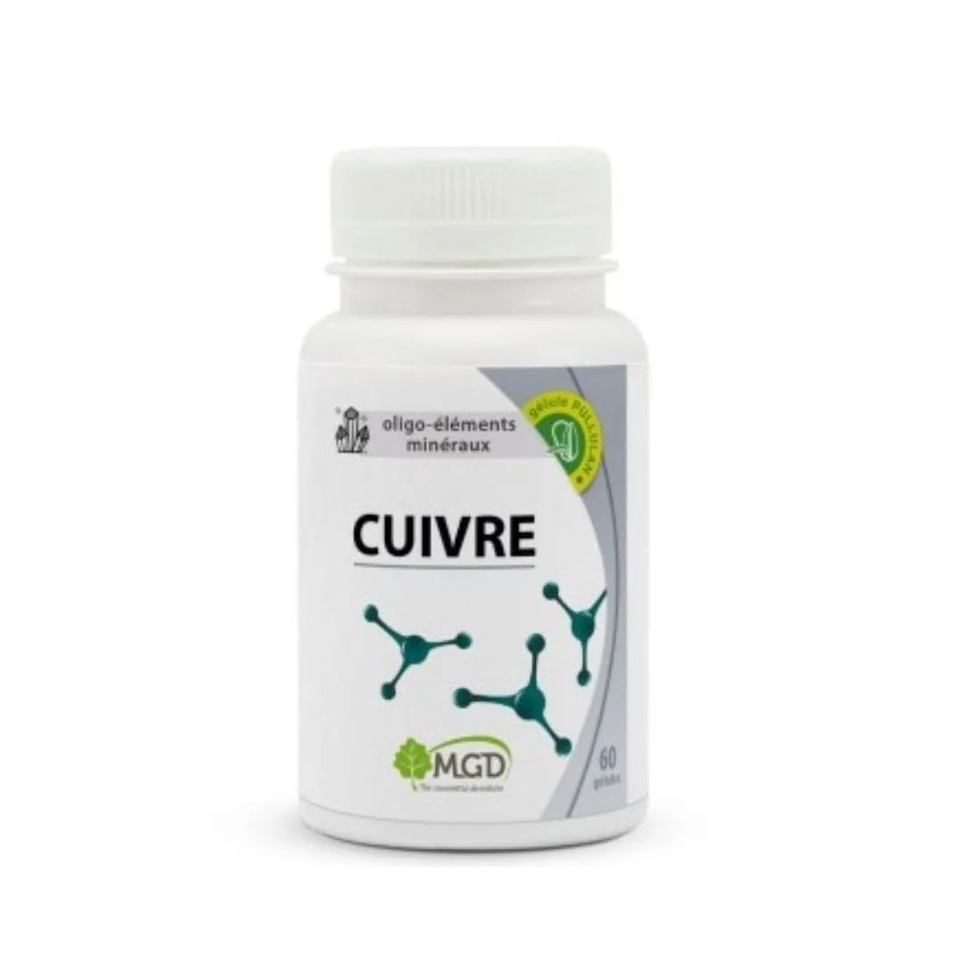 Mgd Cuivre Pillulier 60 Gelules
