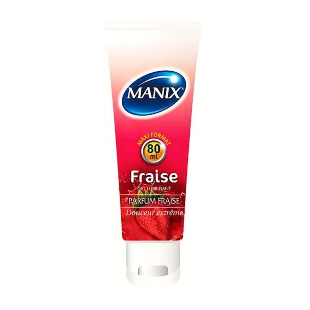 Manix Gel Fraise  Tube  80 Ml