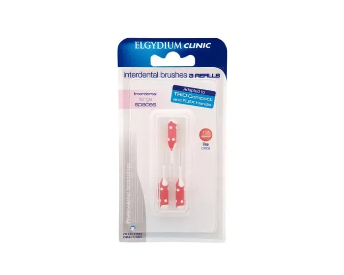 Elgydium Clinic Bross Recharge 3mm B3 Mv