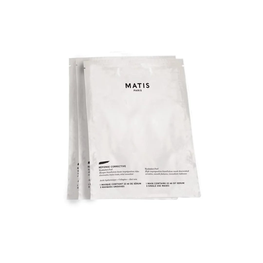 Matis Hyalushot - Perf Masque Biocellulose Visage, Traits Lissés