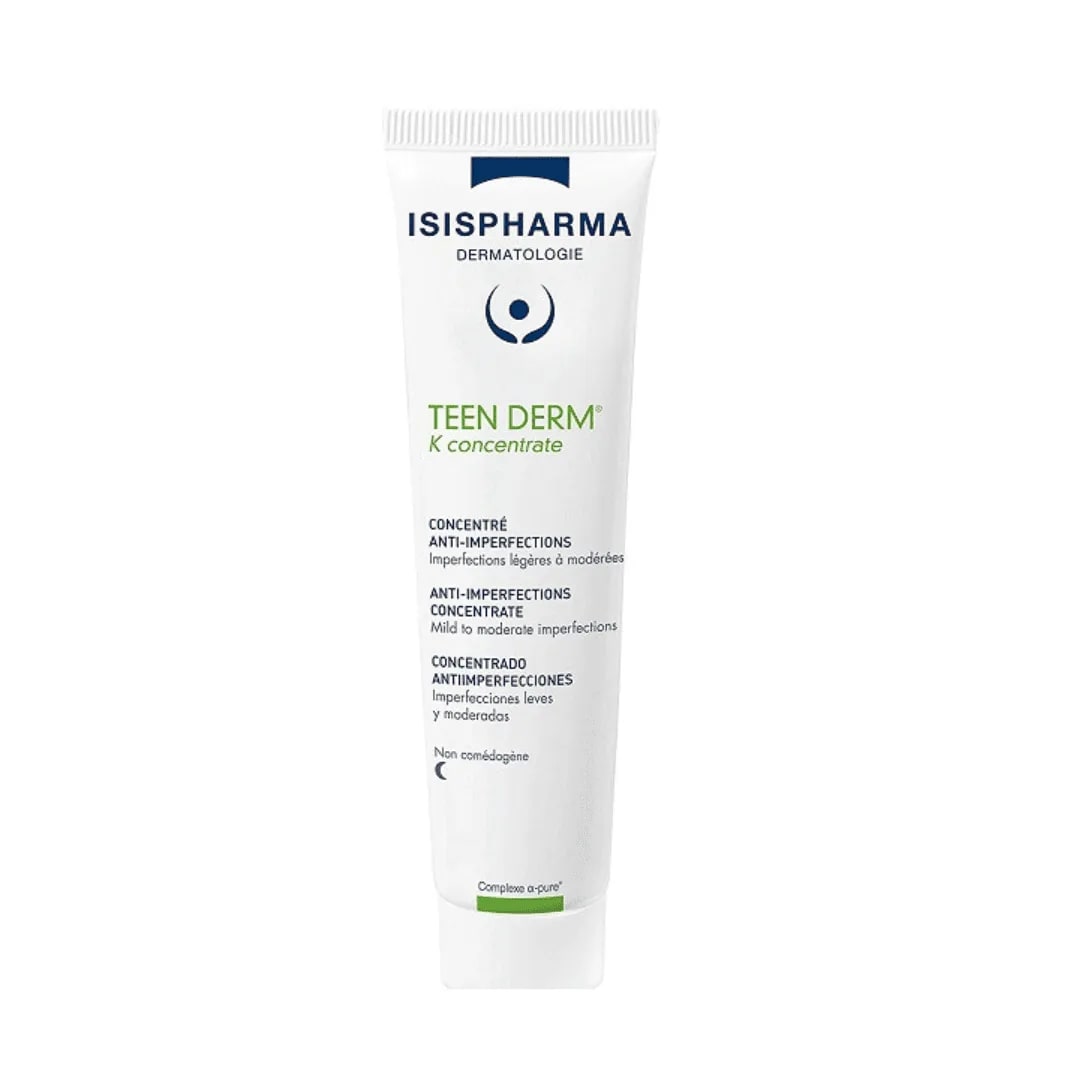 Isispharma Teen Derm K Concentrate Gel-Crème Effet Peeling 30ml
