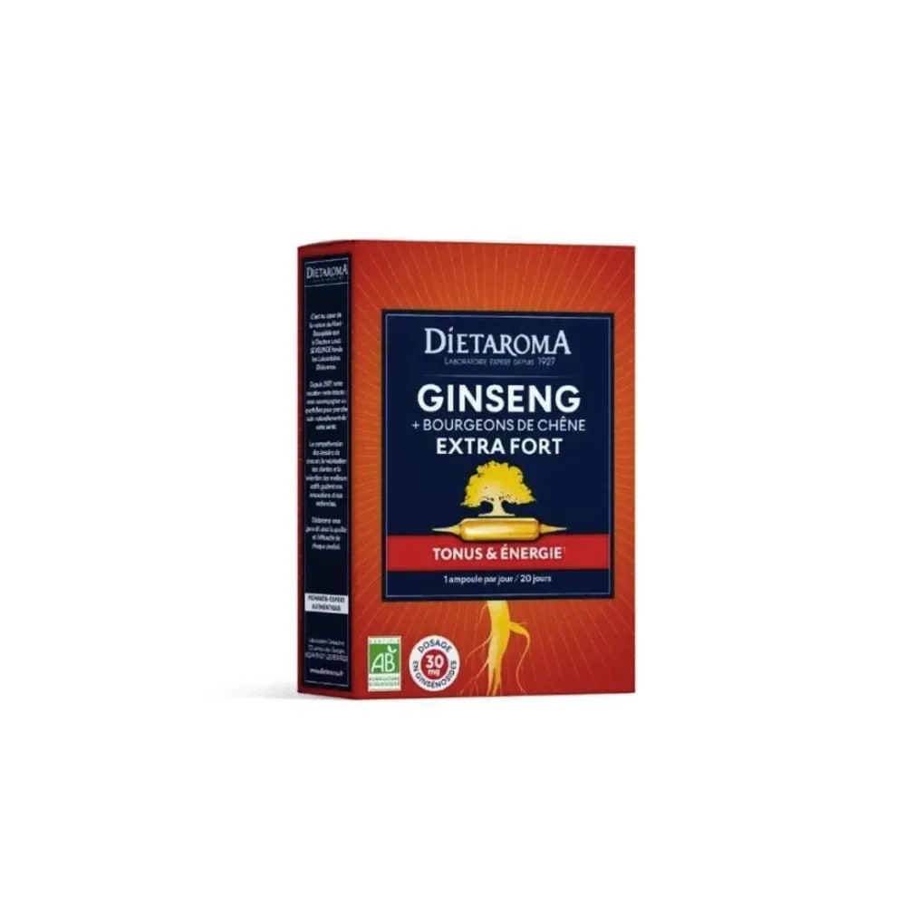 DIETAROMA Ginseng extra fort 20 ampoules