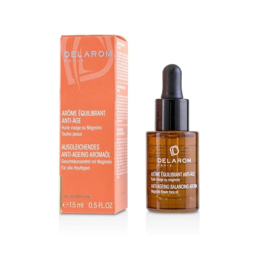 Delarom Arome Equilibrant Oxygenant Huile Visage À L'Immortelle Toutes Peaux Revitalisant 15ml