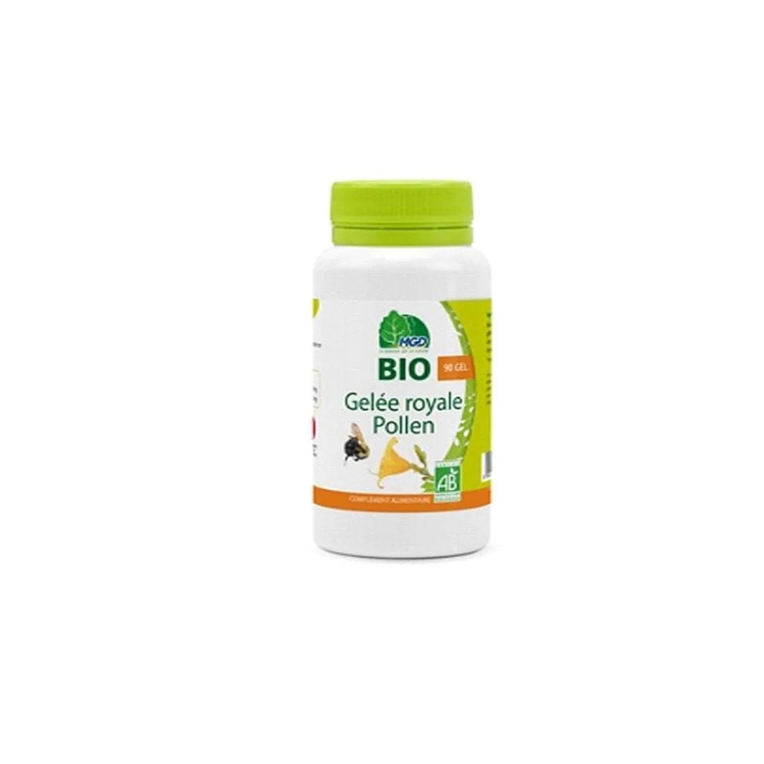 Mgd Gelle Royale + Pollen Bio Pillulier 90 Gélules